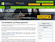 Tablet Screenshot of consultation-juridique-gratuite.com
